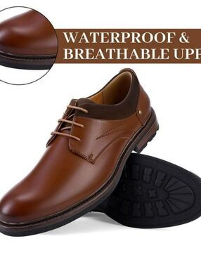 (W-4774) Eliteland Mens Dress Shoes, Men's Oxford Shoes Sz 12